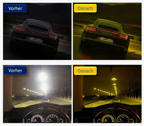 🟡 Lynx™ Blendschutz Brille mit UV-Schutz Autofahren Anti-Glare Nachtfahrbrille - Picture 3 of 8