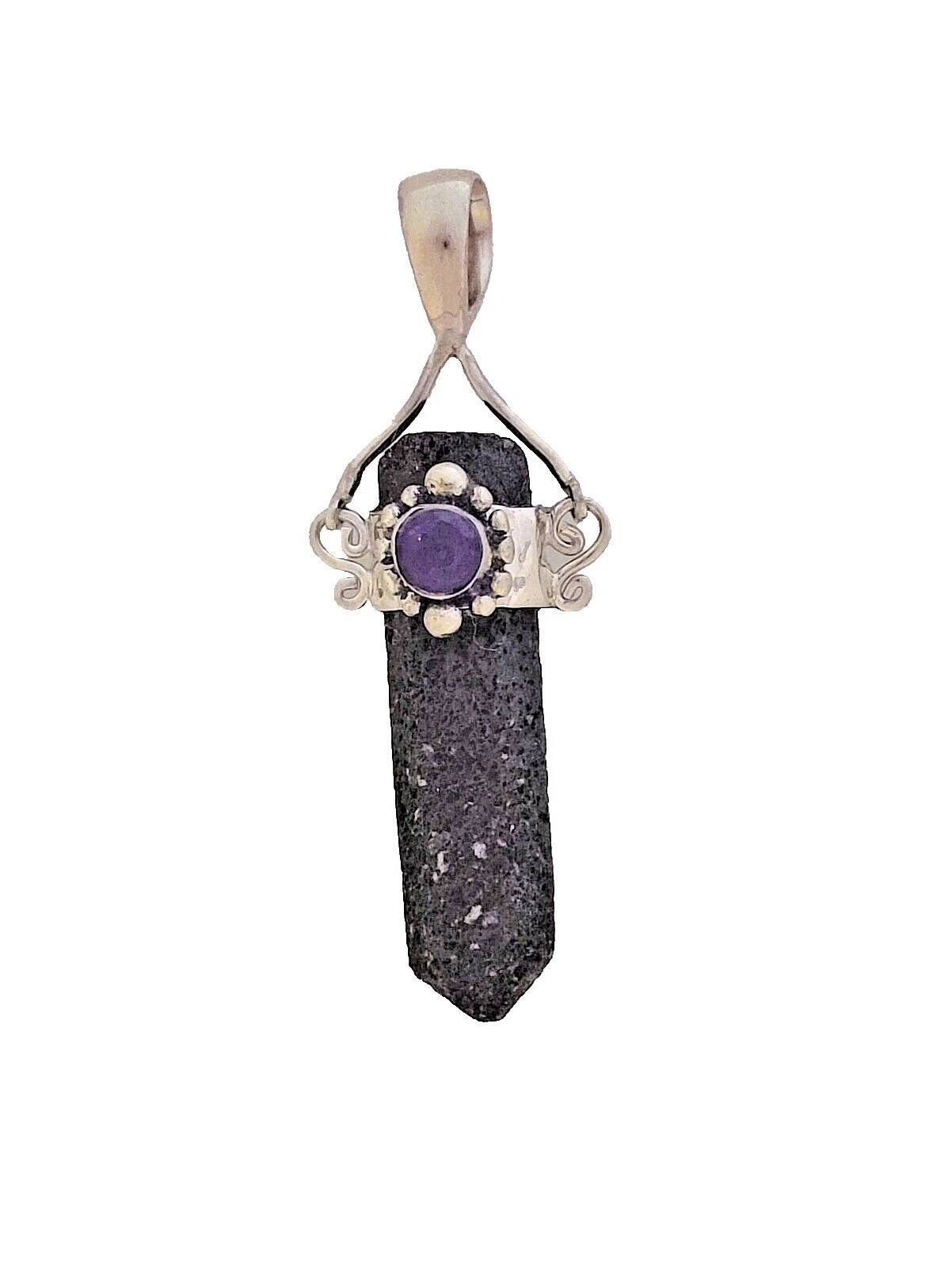 Piedra Colgante De Cristal Collares y colgantes hechos a mano