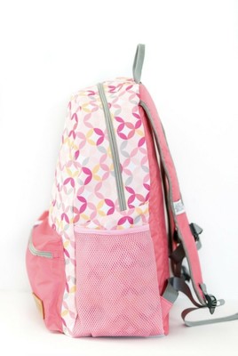 New With Tags Jadelynn Brooke Patterned Coral Pink Backpack  display picture 2