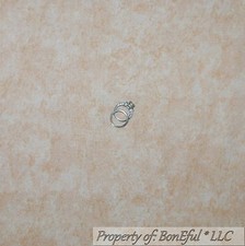 BonEful Fabric FQ Cotton Quilt Brown Tan Cream S English Tea Calico Tone Texture