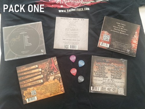 Ragdoll (Australia) Band - Collectors Packs - Early EPs, T-Shirt, Picks RARE - Picture 4 of 12