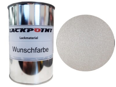 0,5 Liter Spritzfertig Basislack Perlweiß 2 Metallic Autolack Lackpoint neu