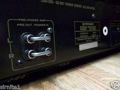 Pioneer SX-1250 SX-1280 SX-1050 SX-950   Pre-Amp Jumper Plug's   AKM-004   (Set)