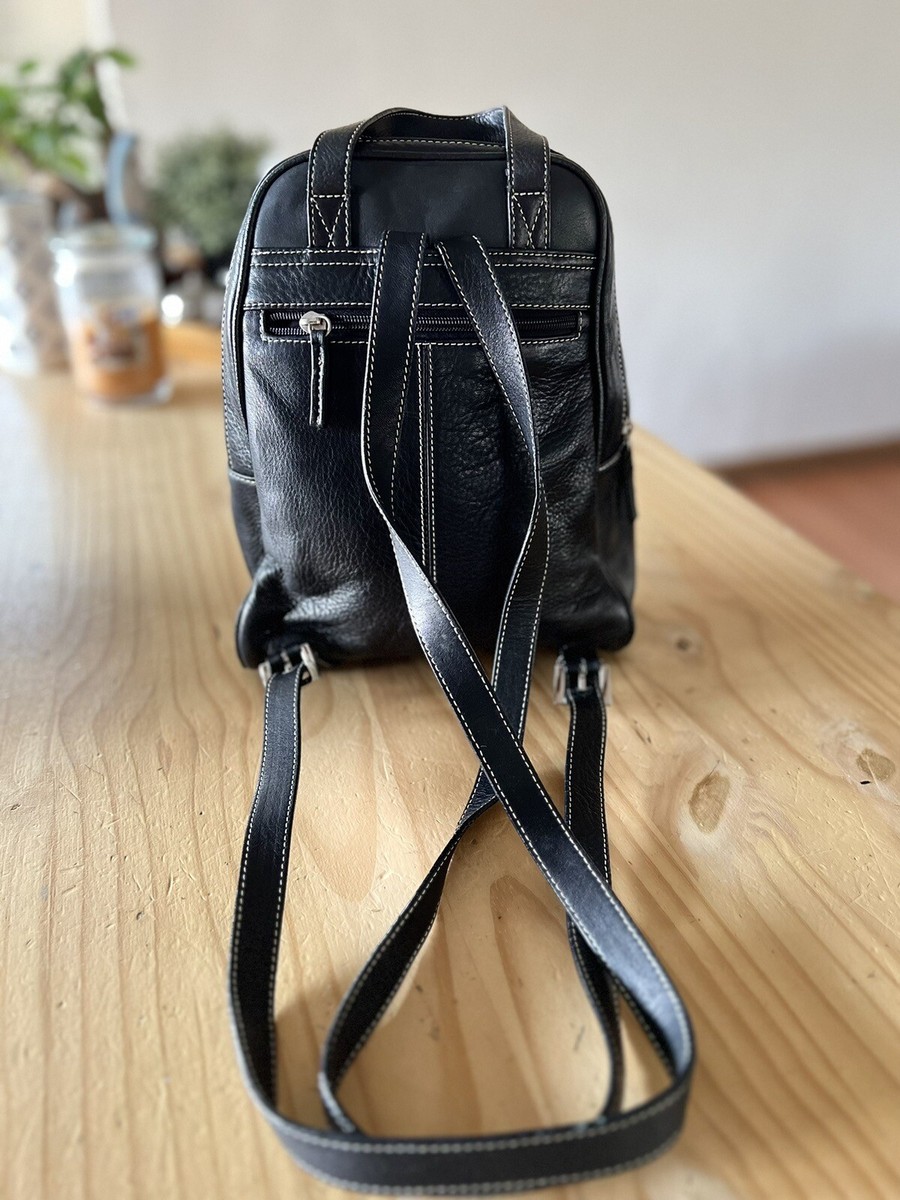 バッグ Tignanello black handbag Tignanello Black Leather Crossbody Handbag Shoulder Bag