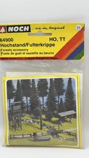 N 93 - Poste guet et assiette au beurre NOCH 64900 HO TT Hochstand Futterkrippe
