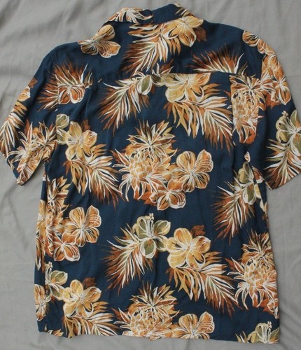 Vintage Ocean Pacific OP mens Hawaiian shirt size L FREE SHIPPING - Picture 2 of 8