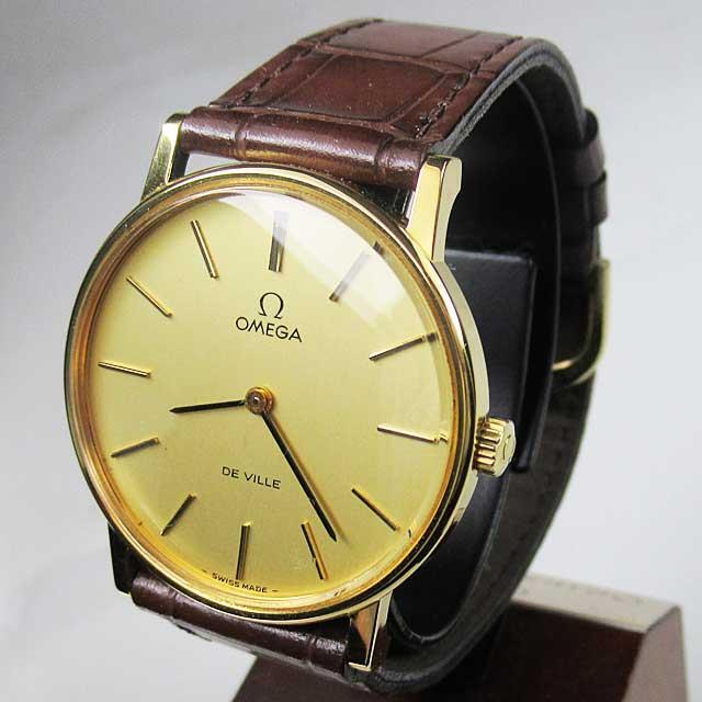 Omega De Ville Vintage Overhaul 17 Jewels Manual Winding Mens