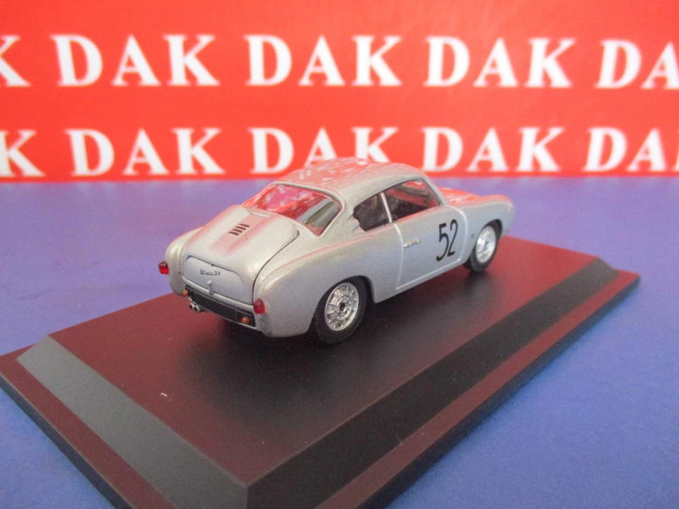 Die cast 1/43 Modellino Auto Abarth 750 Zagato Mille Miglia 1957 A. Thiele - Immagine 3 di 3