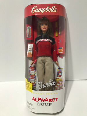 #ad #ad Barbie Doll Campbell’s Alphabet Soup #26845 MATTEL With Accessories Vintage $15.99