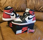 Men's Nike Air Jordan 1 High Retro OG Black Toe Size 11.5 (EXCELLENT)