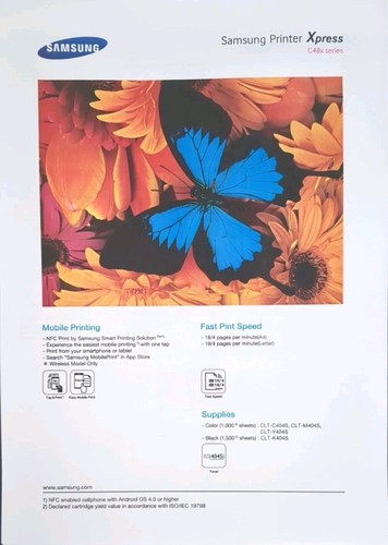 SAMSUNG Xpress C480W Farblaser Drucker WLAN - Bild 5 von 9