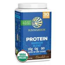 Organic Plant Based Protein Powder - Vegan Organic Pea & Hemp Protein Chocolate 