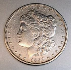 1893 P Morgan KEY DATE in High XF / Low AU - ORIGINAL SURFACES, some luster