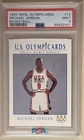 1992 IMPEL OLYMPICARDS MICHAEL JORDAN USA OLYMPIC CARD PSA 9 MINT #12