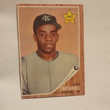Topps Jose Tartabull #451 Kansas City Athletics 1962 Rookie Baseball Card. rookie card picture