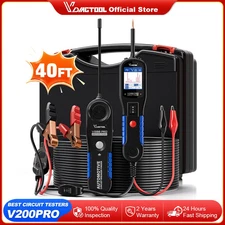 V200PRO Car Power Circuit Probe 40FT/12M Cable Circuit Tester with Relay/Fuse