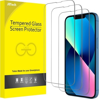JETech 9H Gehärtetes Glas Schutzfolie für iPhone 17e/16e/13/13 Pro, 6,1 Zoll, 3