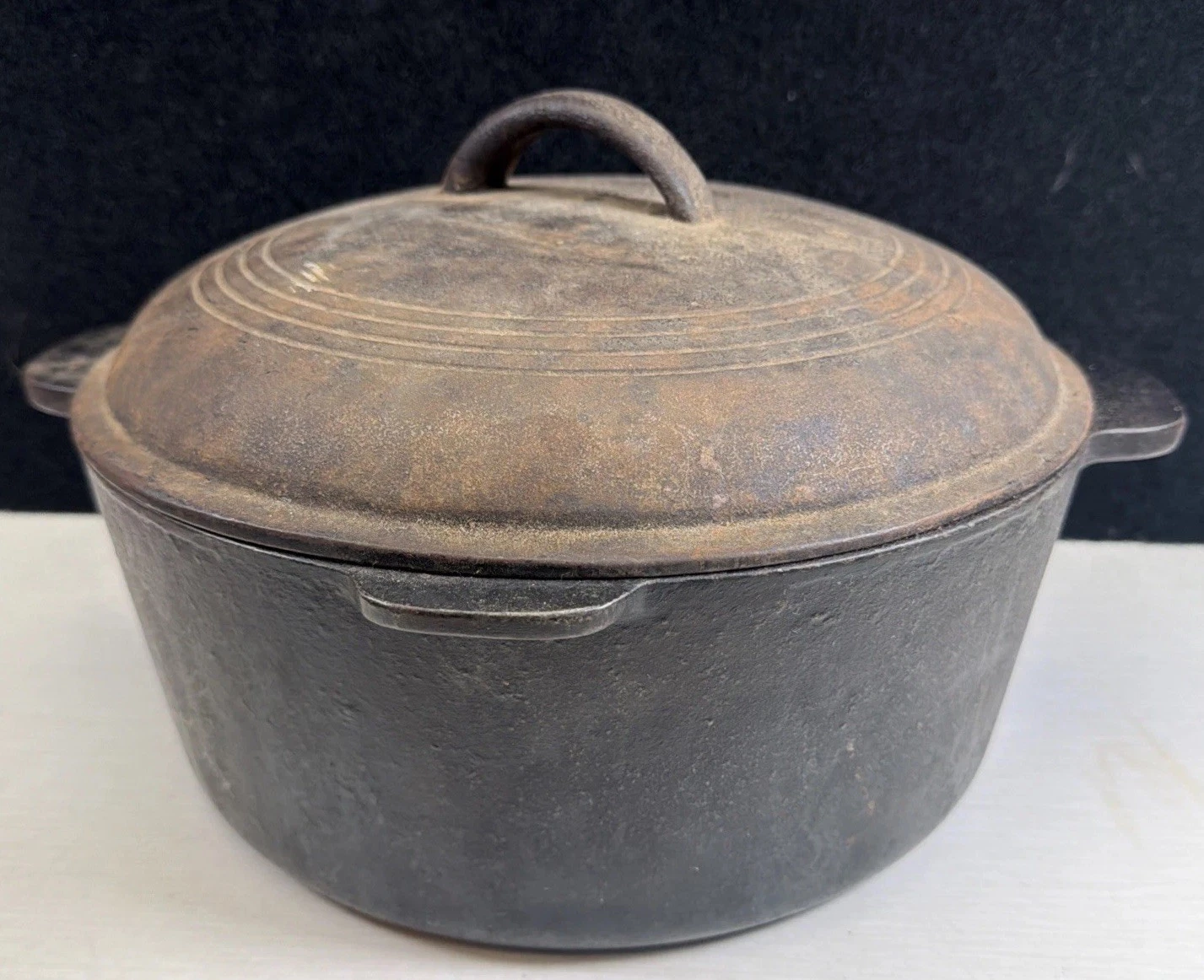 VINTAGE RENFROW WARE L.A. I 10" DUTCH OVEN WITH LID ( 5 QUART )