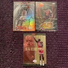Michael Jordan Lot Of 3 Basketball Cards, Upper Deck, And Topps Chrome