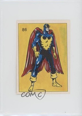 1980 Marvel Super Hero Stickers Venezuela Nighthawk #86 0w6