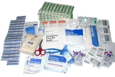 American Red Cross First Aid Cabinet Supply Refill for 25 People, 117 pc Set