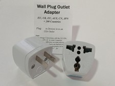 AU EU Plug Adapter to US Outlets, Use Your EU Powered Devices in the USA