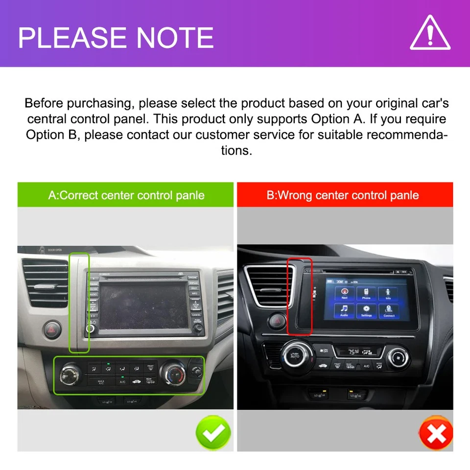 64 GB CarPlay para Honda Civic 2012-2015 coche radio estéreo Android 15 GPS + cámara Foto 3 de 4