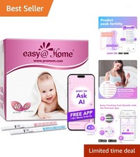 Ovulation Strips Powered by Premom Ovulation Predictor APP, FSA Eligible, 40...