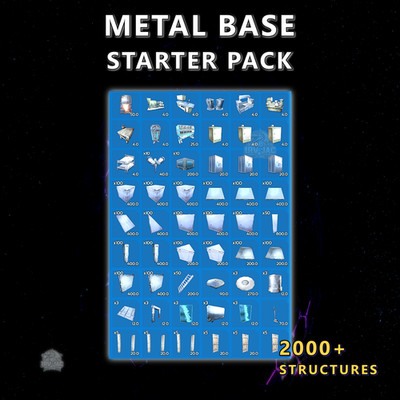 Ark Ascended PVE - Metal Starter Pack - 2000+ Structures - Xbox/PC/PS5