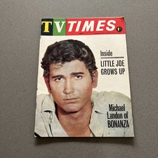 TV TIMES 1965 Michael Landon, Bonanza, Flintstones pinup, Sounds Incorporated 