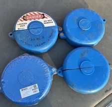 Lot of (4) Brady 65587 Gate Valve Lockouts  5 To 6-1/2