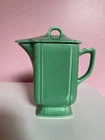 Vintage Homer Laughlin Fiestaware Riviera Batter Pitcher Green With Lid