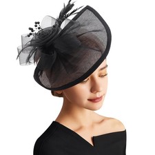 Women Fascinators Hats Flower Fascinators with Headband and Clip Tea Party