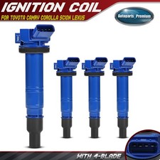 4x Bobina de encendido azul para Toyota Camry Corolla Tacoma 4Runner Matrix Scion Lexus