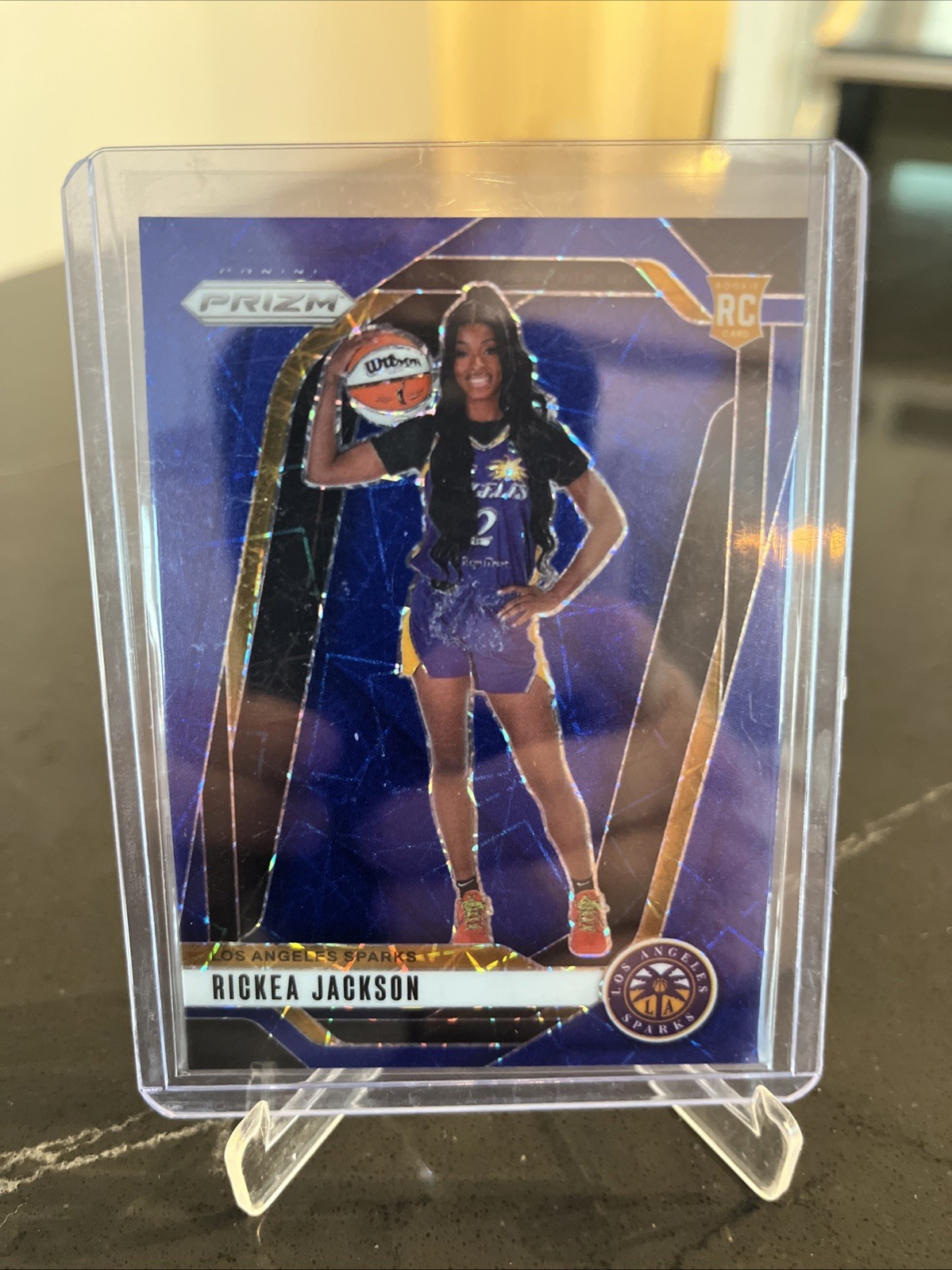2024 Prizm WNBA - Rickea Jackson #144 Blue Velocity Prizm (RC) Color Match