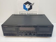 Pioneer CT-W910R Stereo Double Cassette Deck Twin HX Pro Auto Reverse SEE VIDEO