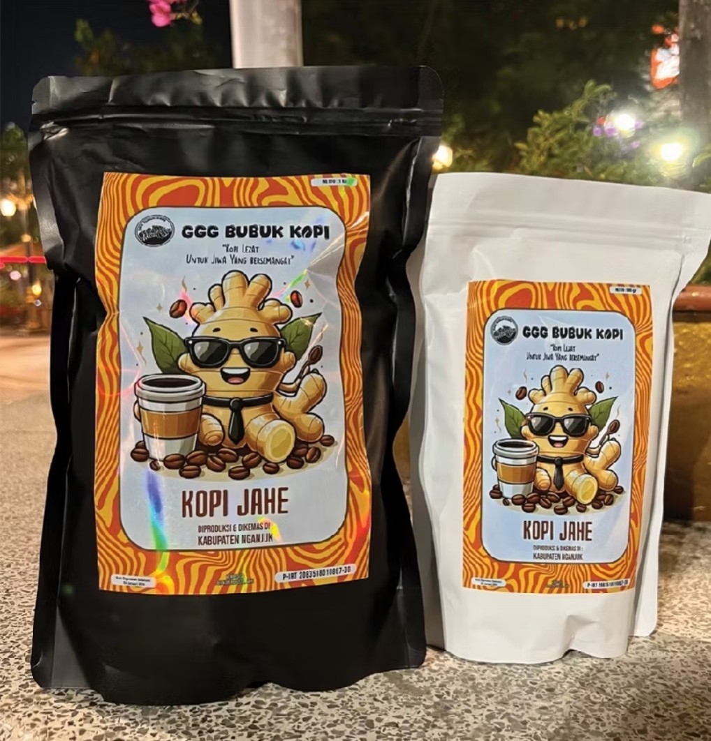 delicious ginger coffee powder