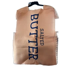 Hauntlook Salted Butter Halloween Costume Yellow Blue Adult OSFM Approx. SM/MD