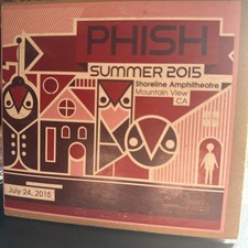 PHISH summer tour 2015 July 24 Shoreline amphitheater Mountain View Ca 3 cds