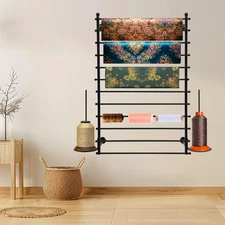 Wall Mounted Scarf Rack, Wall Display Rack, Towels Storage Rack For Florists