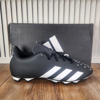 Adidas Predator Freak .4 FxG Mens Sz 5 Black White Athletic Soccer Cleats FY1040