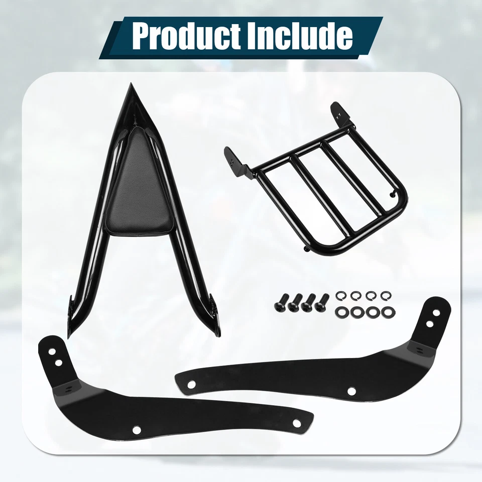 Backrest Sissy Bar with Luggage Rack For 2005-2012 Suzuki Boulevard M50/C50 Foto 2 de 4