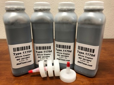 4 Copier Toner Refill for Ricoh Aficio MP 201, MP 201F, MP 201SPF, Type  1170d | eBay