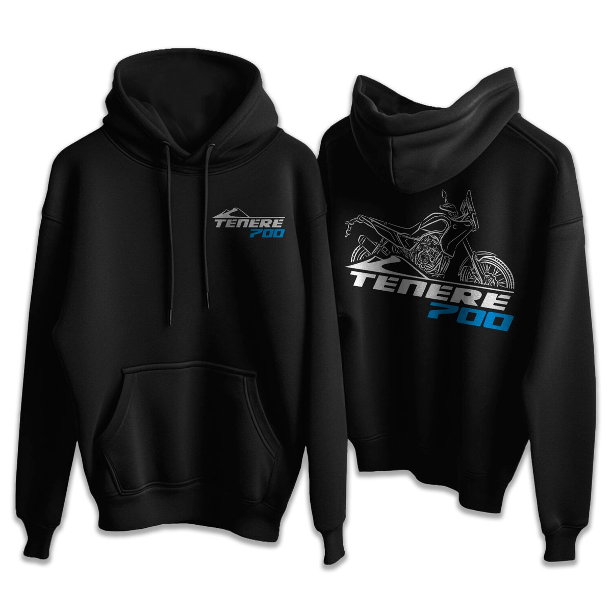 Yamaha Tenere 700 Hoodie, Motorcycle pullover for ADV Riders | eBay