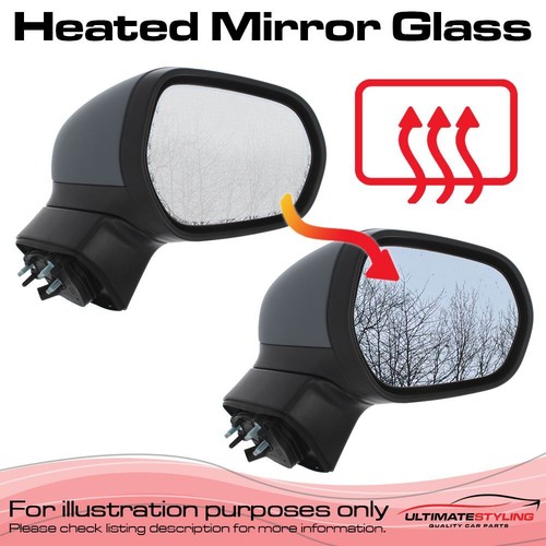 Wing Mirror Glass Renault Scenic Mk1 1999-2003 Heated Aspherical & Convex 1 Pair - Picture 5 of 6