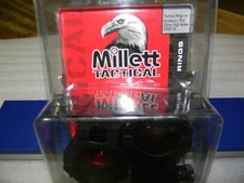Millett Tactical Rings w/ Acc.Rail 30mm High Matte  #DT00718