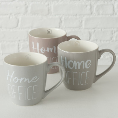 3er SET Jumbotasse 420ml Home Office Tasse Becher Kaffeetasse Jumbobecher XXL