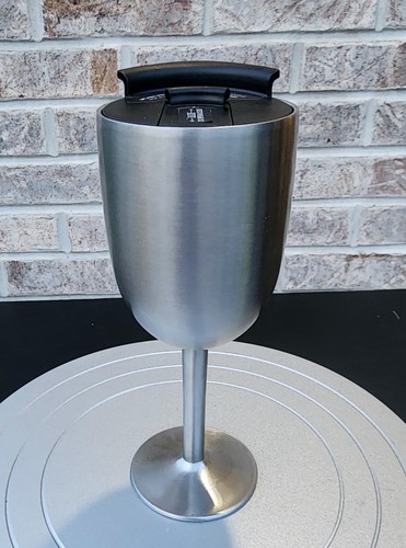 True North tazza da vino isolata doppia parete con coperchio 10 oz 0,30 L acciaio inox - Foto 6 di 9