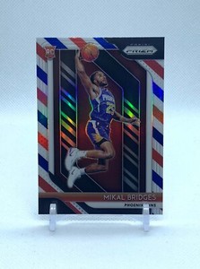 2018 Panini Red White Blue Prizm Phoenix Suns Mikal Bridges RC #289
