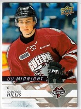 2018-19 Upper Deck CHL UD Midnight #26 Cameron Hillis /25 - GUELPH STORM